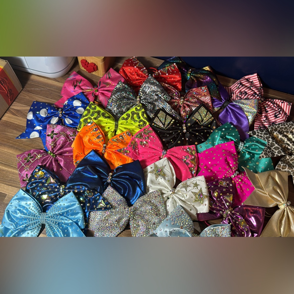 Lot of Bows from Bows Of London cheer bows bling Swarovski